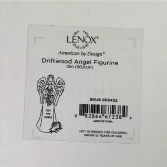 EUC Lenox Ocean Beach ‘Joy To The World’ Driftwood Seashore Angel Figurine - Picture 4 of 4